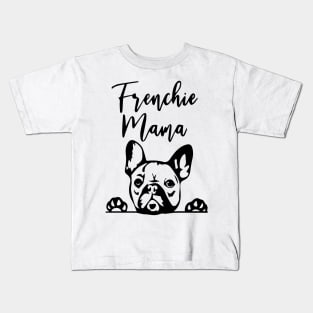 Frenchie mama cute French Bulldog Mom Coffee Tea Dog Mama Gift Mug Kids T-Shirt